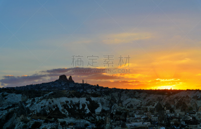 卡帕多奇亚,土耳其,乌奇夏,内夫谢希尔,石灰石,天空,美,公园,水平画幅,山