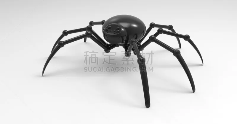 自动的 三维图形 蜘蛛 未来 水平画幅 电子人 蜘蛛恐惧症 技术 科学 机件图片素材下载 稿定素材