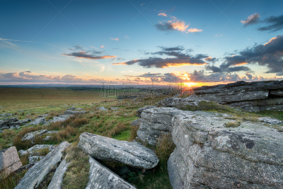 bodmin moor,在上面,自然,停泊的,旷野,摩尔人风格,寒冷,草原,水平画幅,岩石
