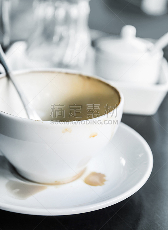 空的,桌子,咖啡杯,垂直画幅,褐色,无人,茶碟,古老的,饮料,咖啡