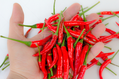 红辣椒,pepperoncini,辣椒粉,辣椒,卡宴城,法国海外领土,水平画幅,无人,健康食物,摄影