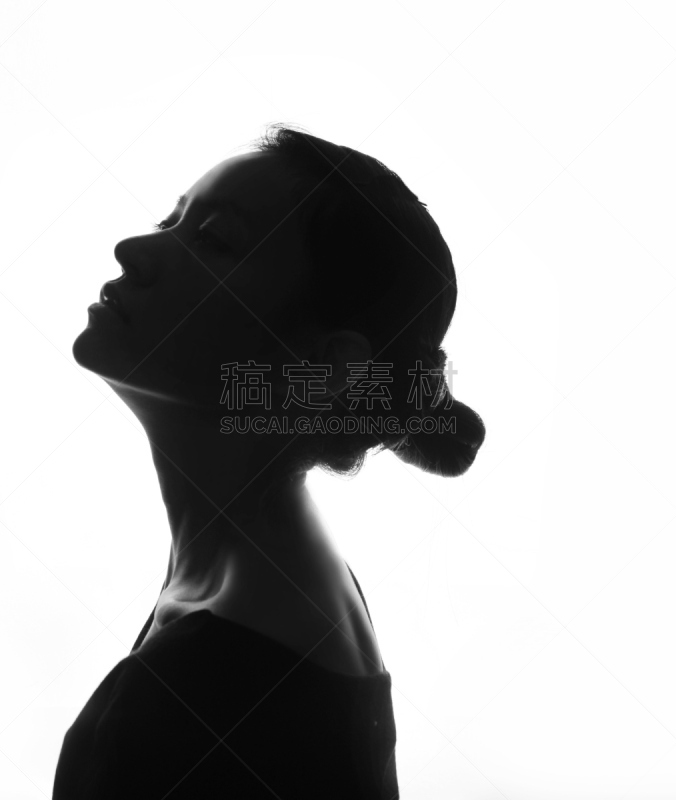 芭蕾舞者,垂直画幅,美,女人,成年的,剪影,摄影,逆光