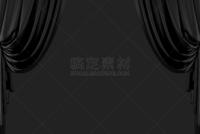 窗帘,纺织品,现代,抽象,黑色,几何学,背景,三维图形,窗帘结,诺伦