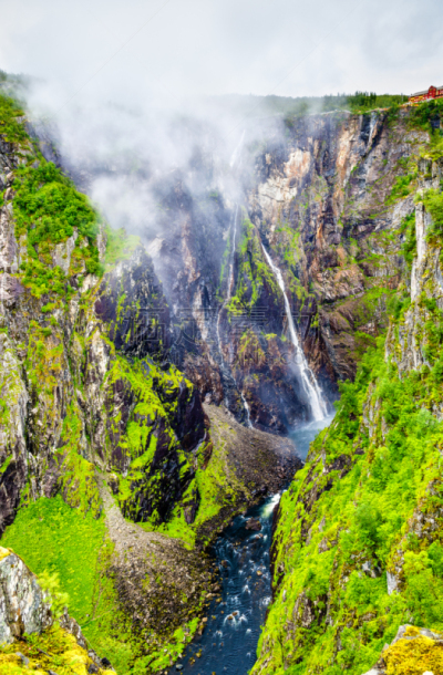 voringsfossen,霍达兰县,河流,挪威,埃德峡湾,峡湾,垂直画幅,水,夏天,北