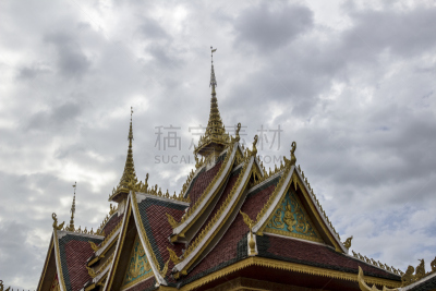 建筑,过去,中国,西双版纳,云南省,水平画幅,无人,乡村,阳台,建筑外部