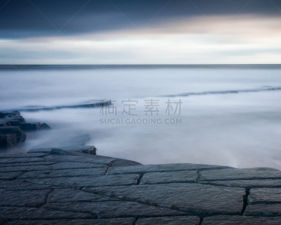 地平线,天空,稀缺,宁静,水平画幅,岩石,贝里克上特威德,地质学,无人,块状