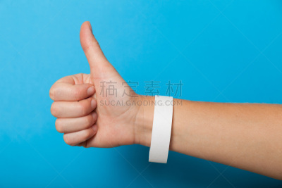 事件,护腕,古典音乐会,纸,空白的,手镯,创可贴,音乐节,白色,品牌标记