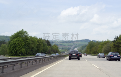 公路,德国,水平画幅,主干路,陆用车,交通,货运,夏天,交通方式,方向