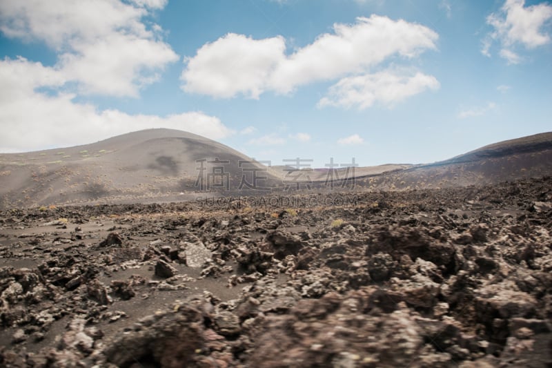 timanfaya national park,兰萨罗特岛,火山喷口,火山口,熔岩,火山地形,加那利群岛,水平画幅,沙子,无人