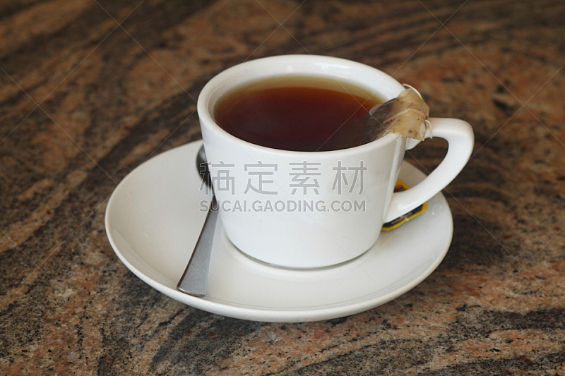 茶,水平画幅,无人,茶杯,茶碟,茶匙,汤匙,咖啡杯,饮料,茶包