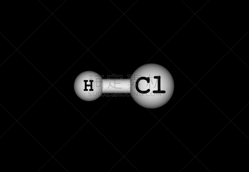 氢,黑色背景,分子结构,式样,胃,水平画幅,盐酸,无人,绘画插图,科学实验