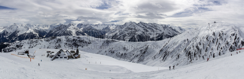 奥地利,冰河,2015年,hintertux,齐勒谷,牧人小屋,图克斯,滑雪坡,天空,水平画幅