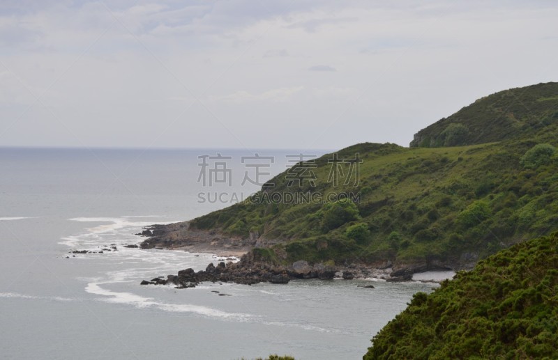 海浪,岩石,水平画幅,无人,夏天,偏远的,户外,石头,礁石,海滩