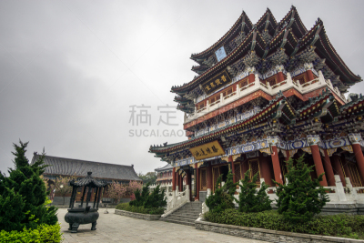 建筑,太阳穴,天门山,唐朝,张家界国家森林公园,张家界,湖南省,神殿,美,灵性