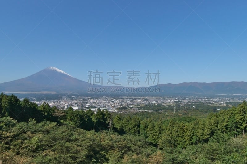 富士山,御殿场市,天空,水平画幅,秋天,雪,无人,日本,户外,静冈县