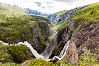 voringsfossen,挪威,哈当厄尔峡湾,埃德峡湾,霍达兰县,自然,水平画幅,地形,瀑布,无人