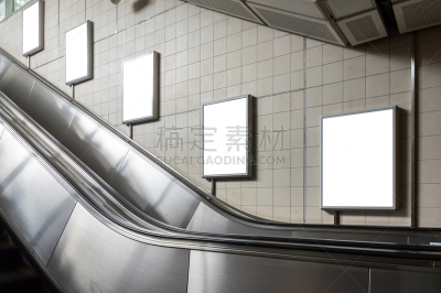 布告栏,走廊,市场营销,空白的,地铁,百叶窗,照明设备,迅速,低的,概念
