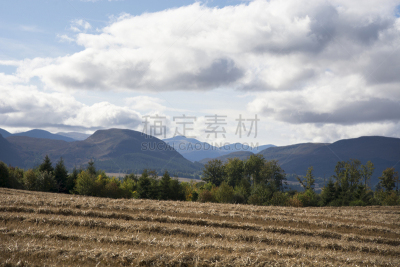 韦斯特罗斯,山脉,看,自然,非都市风光,水平画幅,秋天,地质学,无人,苏格兰