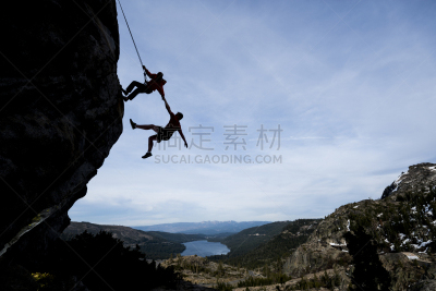 动作,扭臂,自由攀登,徒手攀登,豁出去了,水平画幅,手牵手,攀登,户外,运动员