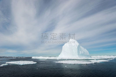 巴芬岛,自然,水,野生动物,水平画幅,云,地形,雪,无人,原野