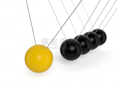 牛顿碰撞球,水平画幅,无人,科学实验,科学,塑胶,五个物体,金属,想法,球体
