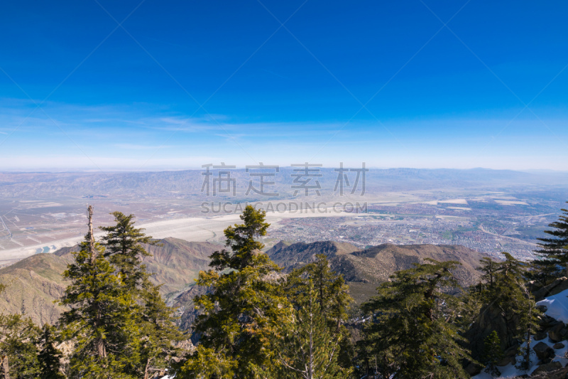 美国,山,风景,河滨县,加利福尼亚,棕榈叶泉,圣吉辛托野生动物保护区,自然,圣安地列斯断层,草地