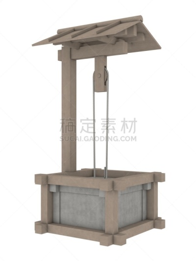 井,无人,水,江户时代,垂直画幅,图像,地下水,日本,古典式,摄影