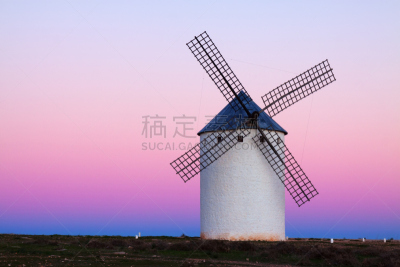 黄昏,田地,草地,水平画幅,无人,欧洲,户外,西班牙,黎明,2015年
