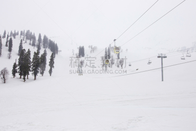 雪,印度,山,风景,贡马,查谟和克什米尔,电缆,自然,水平画幅,喜马拉雅山脉