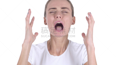 注视镜头,女人,奇异的,肖像,人的眼睛,影棚拍摄,仅女人,办公室,情绪压力