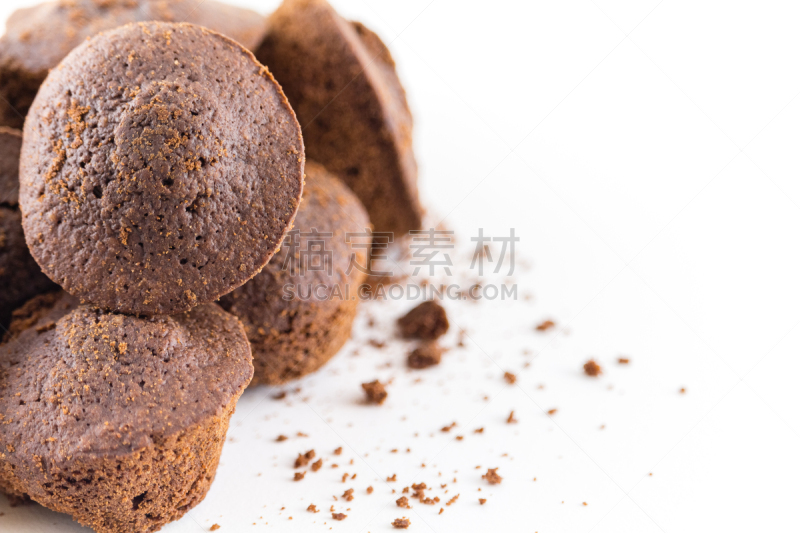 巧克力酥皮松饼,纸杯蛋糕,清新,白色背景,冰淇淋,水平画幅,乳酪蛋糕,无人,布朗尼,蛋糕