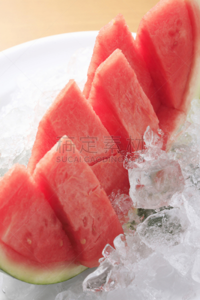 西瓜,垂直画幅,冰淇淋,水果,无人,夏天,冰,甜点心,成分,切片食物