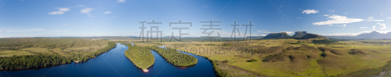 自然,地形,全景,委内瑞拉,南美,水,天空,水平画幅,云,无人