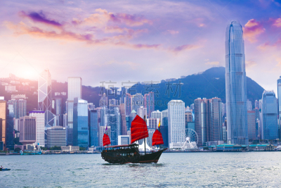 维多利亚港,维多利亚港湾,海港,船,新界,金融,有帆船,九龙半岛,白昼,红色