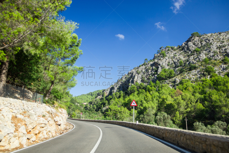 sierra de tramuntana,西班牙,风景,马略卡,自然美,自然,水平画幅,山,无人,乡村