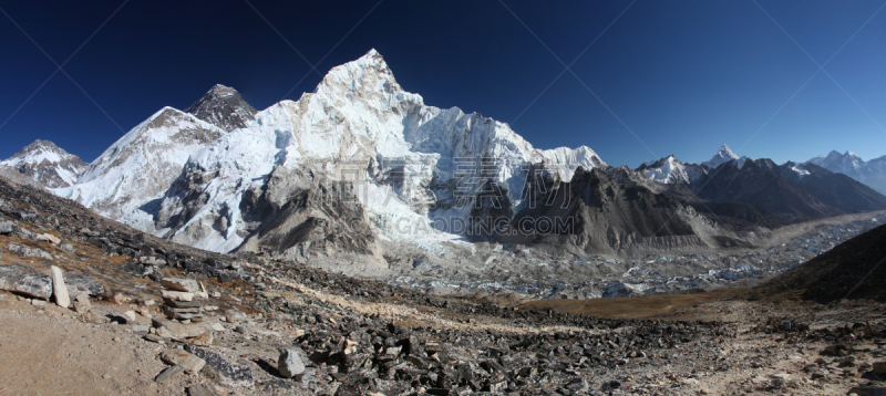 努子峰,洛子峰,山,珠穆朗玛峰,全景,khumbu glacier,冰瀑,偏振光,坤布