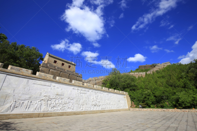 长城,纪念碑,天空,古老的,边界,著名景点,风景,世界遗产,旅游目的地,地形