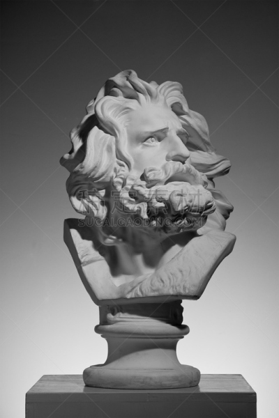 雕塑,垂直画幅,艺术,雕刻物,手艺,人体,人的脸部,雕像,黑白图片,灰膏