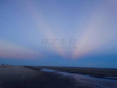 黄昏,粉色,阳光光束,灵性,宁静,美国,水平画幅,无人,夏天,户外