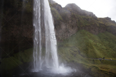 seljalandsfoss waterfall,冰岛国,自然,水,水平画幅,瀑布,地质学,无人,火山地形,户外