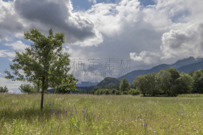 karavanke range,奥地利,水平画幅,地形,山,阿尔卑斯山脉,无人,卡林斯亚,户外,山脉