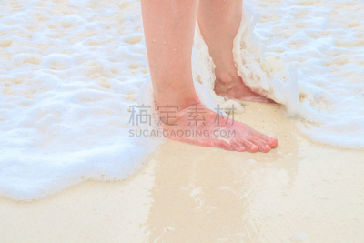 海滩,足浴,塞舌尔,水,沙子,旅行者,夏天,仅成年人,自由,现代