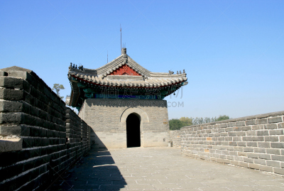长城,风景,纪念碑,天空,水平画幅,墙,无人,户外,建筑业