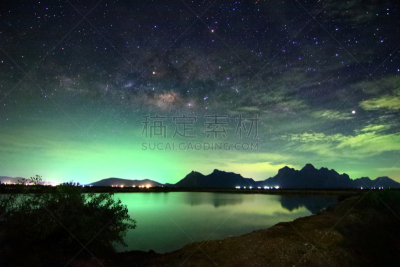 巴蜀,天空,夜晚,噪声,泰国,银河系,长时间曝光,风景,摄影,做