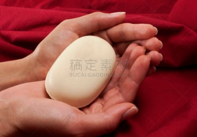 肥皂,手,彻底洗刷,去角质,留白,芳香的,纯净,美容