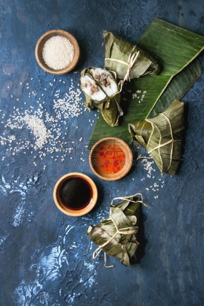 饺子,米,粽子,端午节,米饺子,金字塔,粘的,蒸菜,大豆,龙