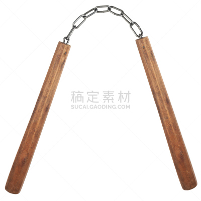 索连棍,手艺,少林,柚木树,空手道,无人,白色,运动,日本,背景分离