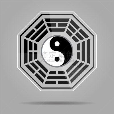 阴阳符,丰,太极,道教,风水,计算机图形学,无人,符号,玻璃,计算机制图