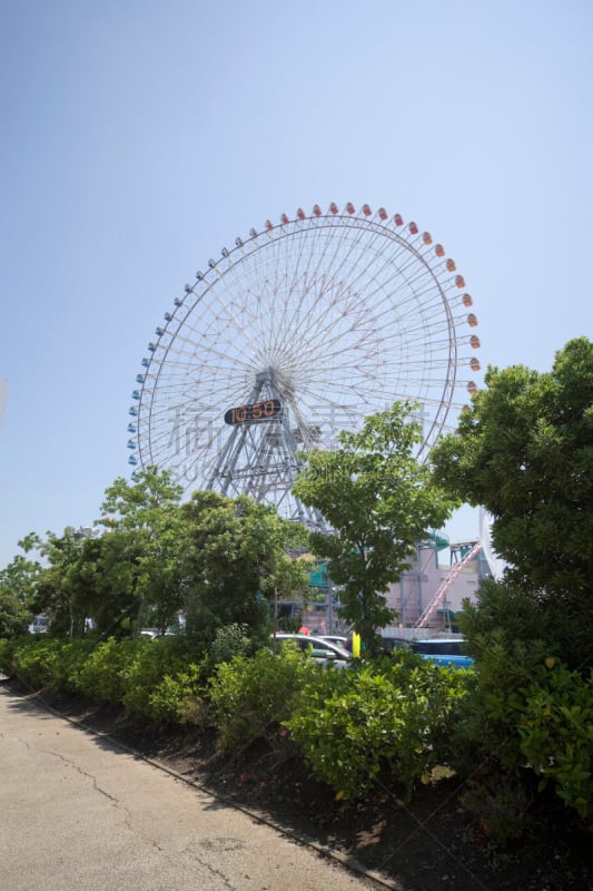 横滨高速铁路,居住区,横滨,摩天轮,游乐园,垂直画幅,城镇景观,旅游目的地,地形,日本