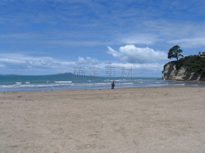 褐色,海滩,海湾,rangitoto channel,朗伊托托岛,奥克兰,北部岸,休闲活动,水平画幅,沙子
